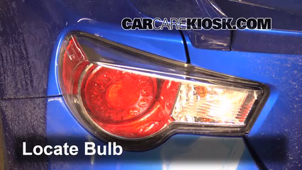 2013 Subaru BRZ Limited 2.0L 4 Cyl. Éclairage Feux de position arrière (remplacer ampoule)